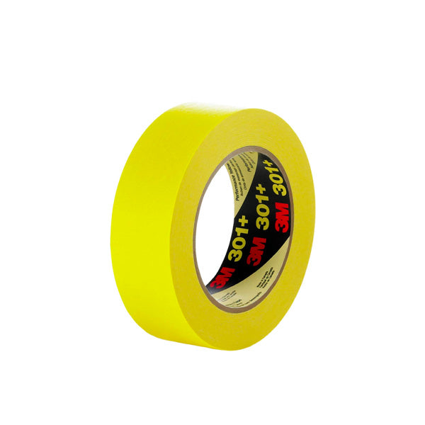 3M™ Performance Yellow Masking Tape 301+ 3/4 inch Width x 55m